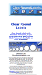 Mobile Screenshot of clearroundlabels.com