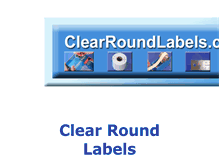 Tablet Screenshot of clearroundlabels.com